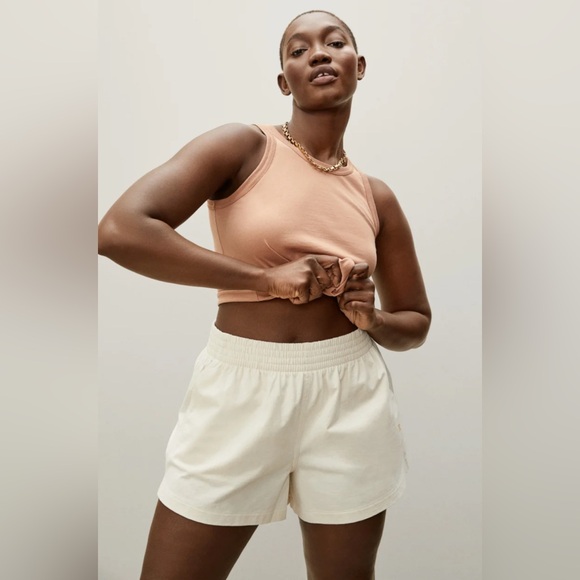 Everlane Pants - Everlane The Retro Jersey Short Canvas 100% Organic Cotton Large